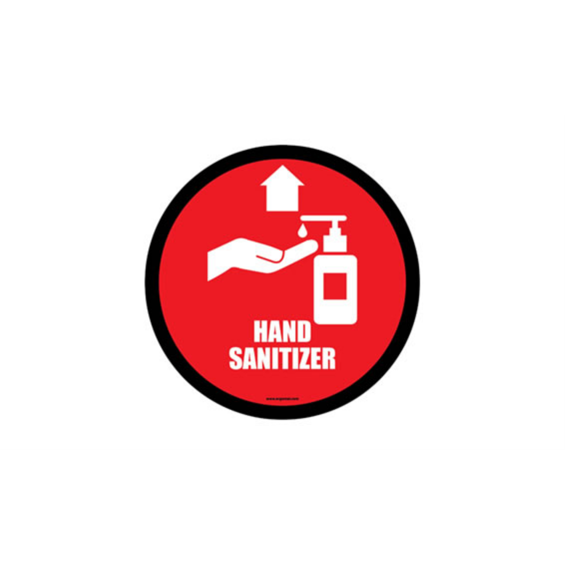 30" CIRCLE SIGNS - Circle Sign "Hand Sanitizer" - DSV-SIGN 900 #6100 -UEN