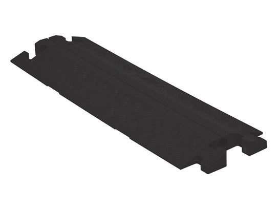 Cable Protector - Linebacker - 1-Ch - 1.25" - Split Top - T-Conn - Black - 46 - 800 Lb Load - CP1X125-GP-B