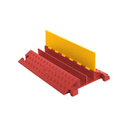 Cable Protector - Linebacker - 2-Ch - 3.25" - T-Conn - Yellow/Orange - 43 - 520 Lb Load - CP2X325-Y/O