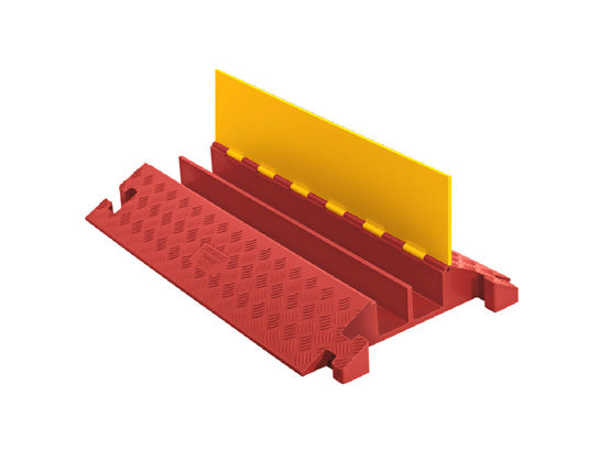 Cable Protector - Linebacker - 2-Ch - 3.25" - T-Conn - Yellow/Orange - 43 - 520 Lb Load - CP2X325-Y/O