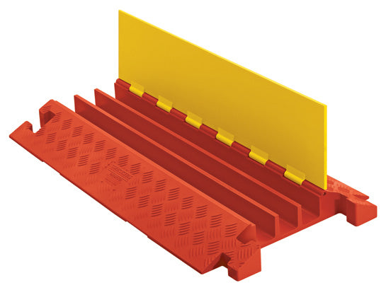 Cable Protector - Linebacker - 3-Ch - 2.25" - T-Conn - Yellow/Orange - 56 - 840 Lb Load - CP3X225-Y/O
