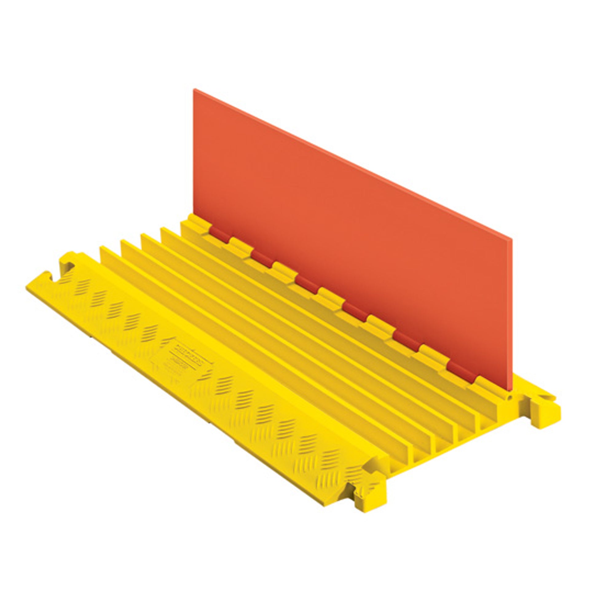 Cable Protector - Linebacker - 5-Ch - 1.25" - Gen Purpose - T-Conn - Orange/Yellow - 42 - 000 Lb Load - CP5X125-GP-O/Y