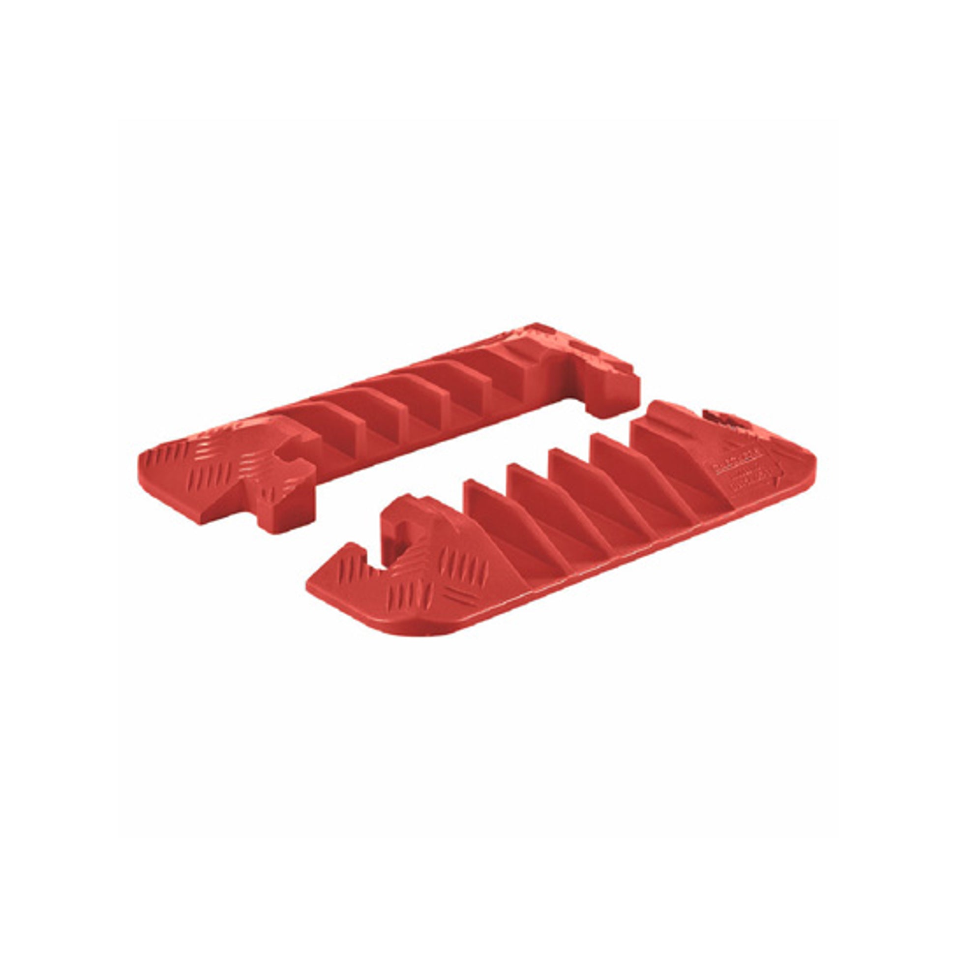 Cable Protector - Linebacker - 5-Ch - 1.25" - End Cap Pair - T-Conn - Orange - 80 - 600 Lb Load - CPEC5X125-O