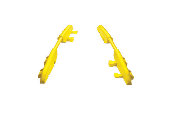 Cable Protector - Guard Dog - 3-Ch - Drop Over - ADA Ramp Rail - Yellow - CPRL-3GD-DO-Y