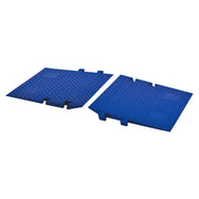 Cable Protector - Linebacker - 1-Ch - 1.25" - ADA Ramps Pair - Blue - 46 - 800 Lb Load - CPRP-1X125-BLU