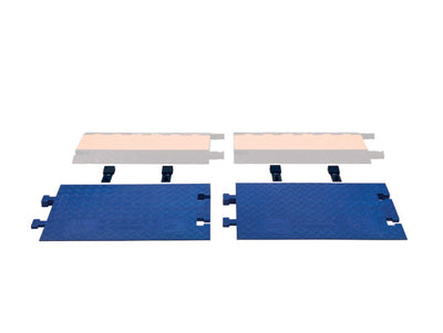 Cable Protector - Guard Dog - 5-Ch - 1.25" - ADA Ramps Pair - Blue - 42 - 000 Lb Load - CPRP-5GD-BLU