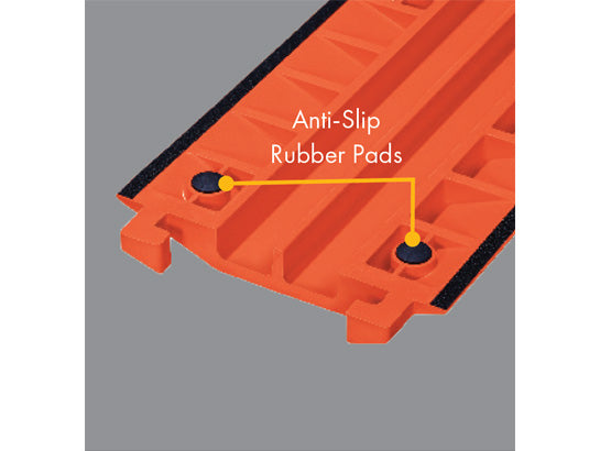 Cable Protector Anti-Slip Rubber Pad Kit - Includes (18) .75" Rubber Pads - Fits: Fl1X1.5 - CPRPKIT.75-18