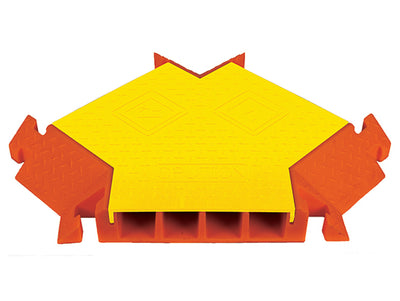 Cable Protector - Linebacker - 4-Ch - 3" - Gen Mfg - Y-Section - T-Conn - Orange - 40 - 400 Lb Load - CPY4X300-Y/O