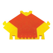Cable Protector - Linebacker - 5-Ch - 1.25" - Gp - Y-Section - T-Conn - Orange/Yellow - 42 - 000 Lb Load - CPY5X125-GP-O/Y