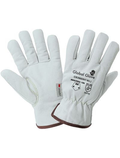 Global Glove Heat Resistant Cut A5 Grain Insulated Goatskin Drivers Gloves with Aralene Liner - CR3900INT