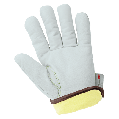 Global Glove Heat Resistant Cut A5 Grain Insulated Goatskin Drivers Gloves with Aralene Liner - CR3900INT