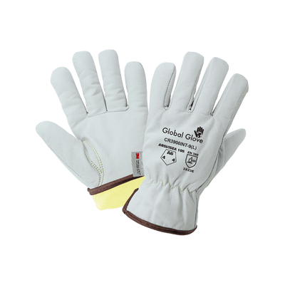 Global Glove Heat Resistant Cut A5 Grain Insulated Goatskin Drivers Gloves with Aralene Liner - CR3900INT
