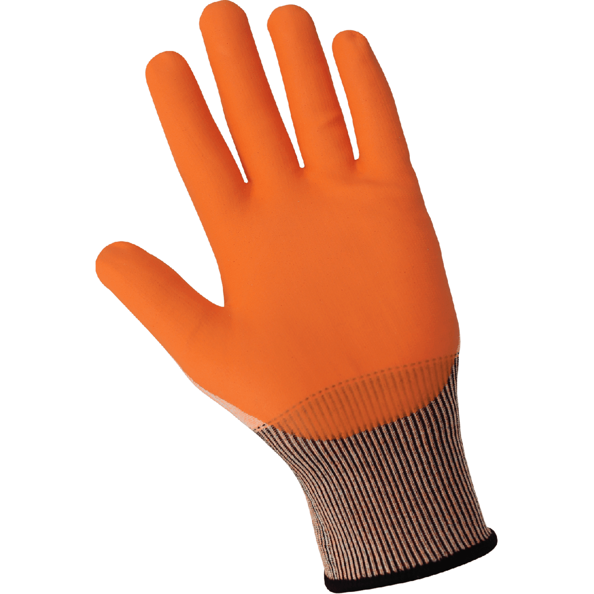 Global Samurai Glove High-Visibility 18-Gauge Nitrile Coated Cut A4 - CR488 - 12/Pair