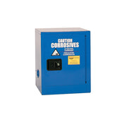 Eagle Bench Top Acid and Corrosive Metal Safety Cabinet - 4 Gallon - 1 Shelf - 1 Door - Self Close - Blue - CRA1903X