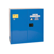 Eagle Acid and Corrosive Metal Safety Cabinet - 30 Gallon - 1 Shelf - 2 Door - Sliding Self Close - Blue - CRA30X