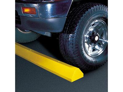 Plastic Car Parking Stop - 4' Standard - 72" X 4" X 6" - Yellow - No Hardware - CS4S-Y