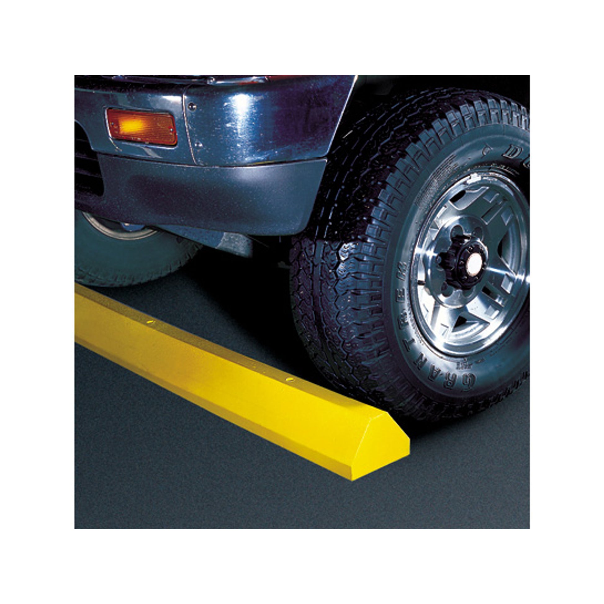 Plastic Car Parking Stop - 6' Standard - 72" X 4" X 6" - Yellow - No Hardware - CS6S-Y