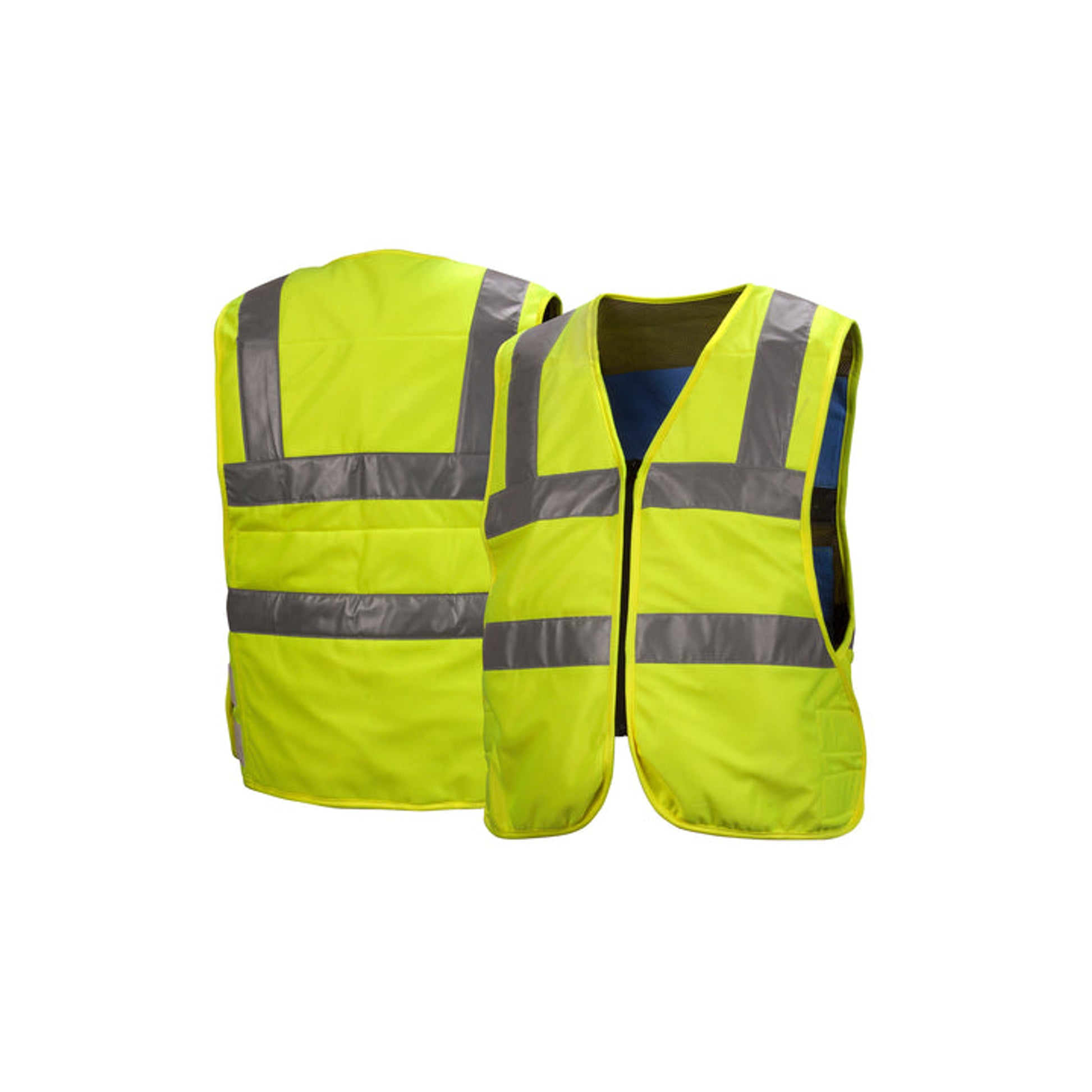 Pyramex - Hi-Viz Lime Vest Adjustable - Hook & Loop