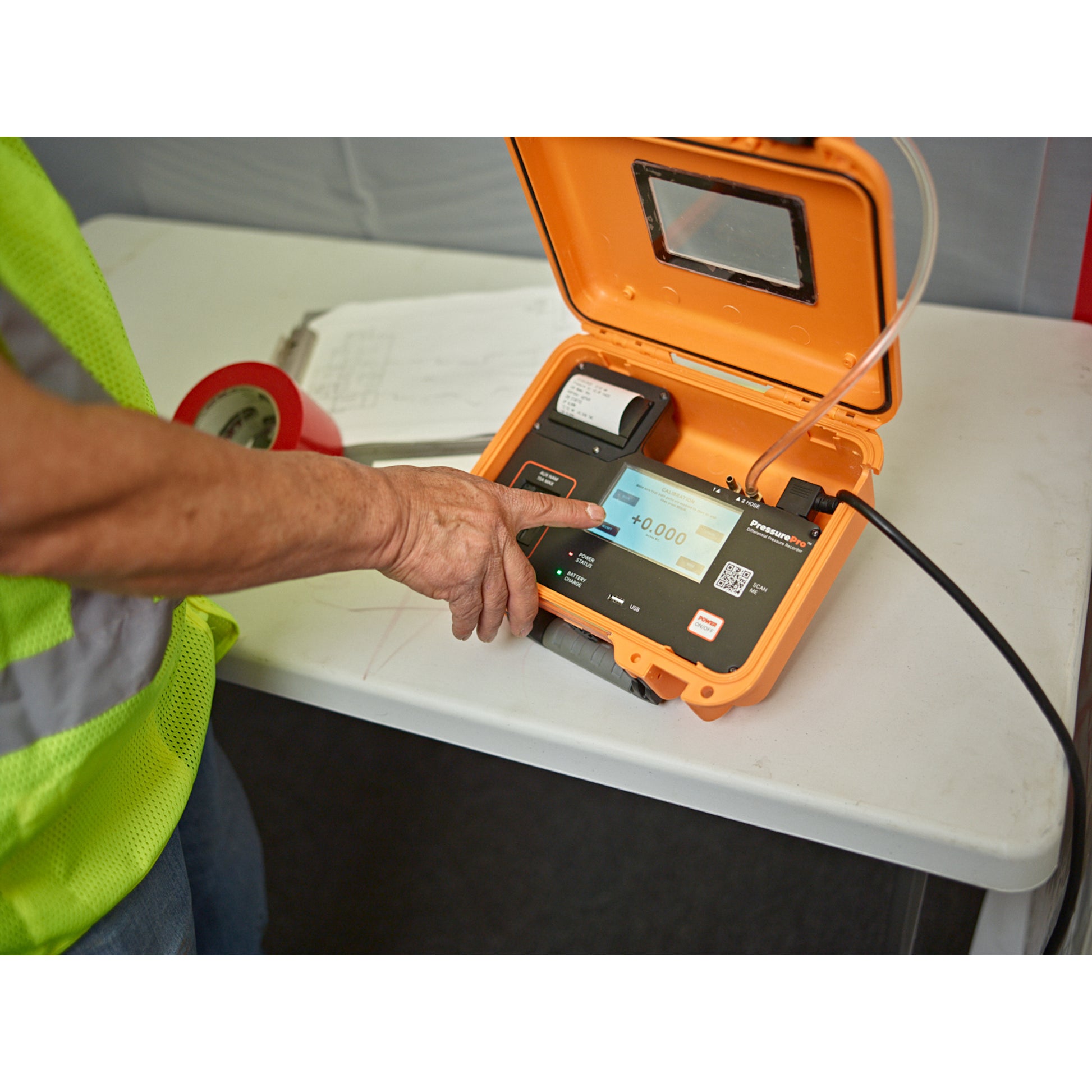 Adaptive Manometer Systems WiFi Enabled Pressure Pro Differential Pressure Recorder