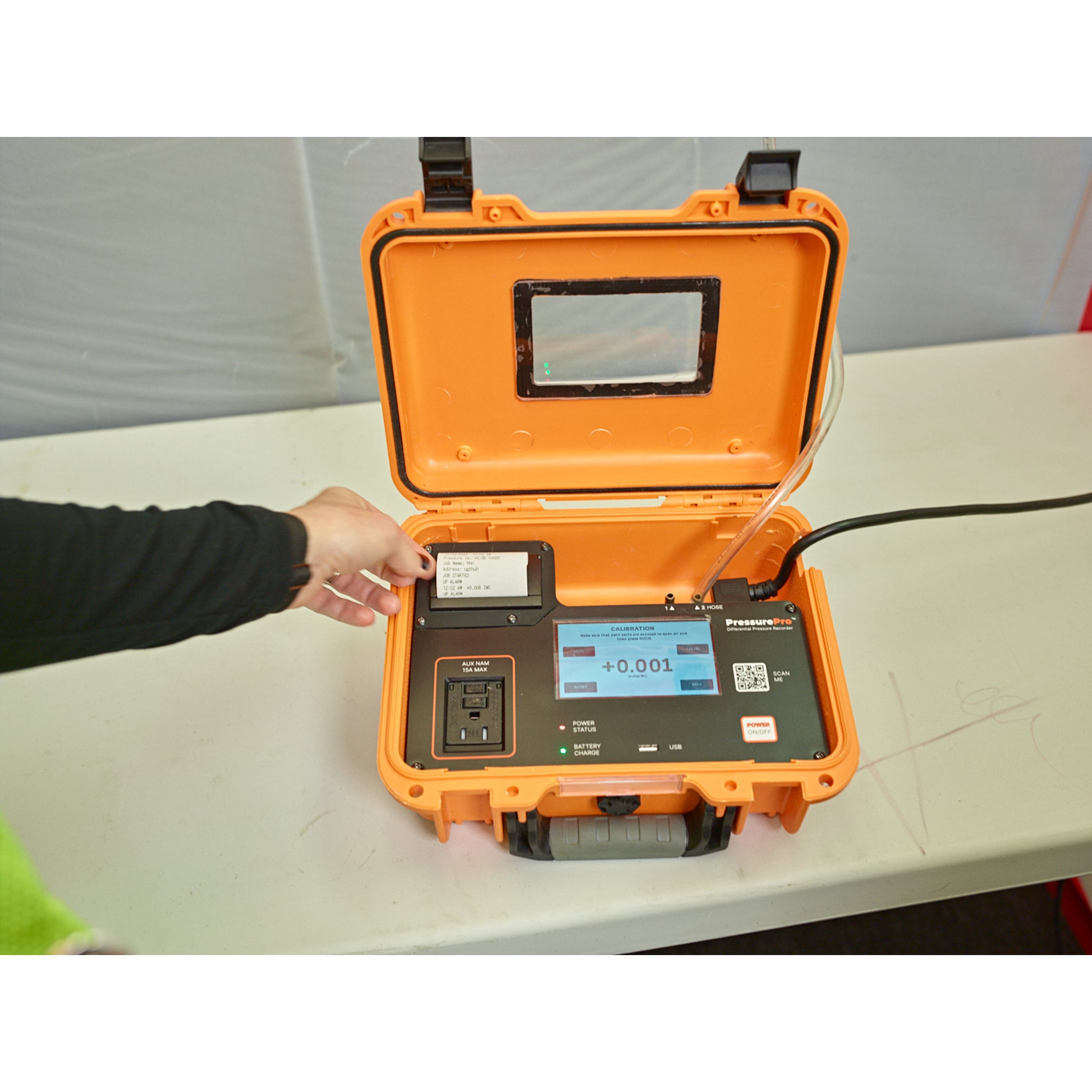 Adaptive Manometer Systems WiFi Enabled Pressure Pro Differential Pressure Recorder
