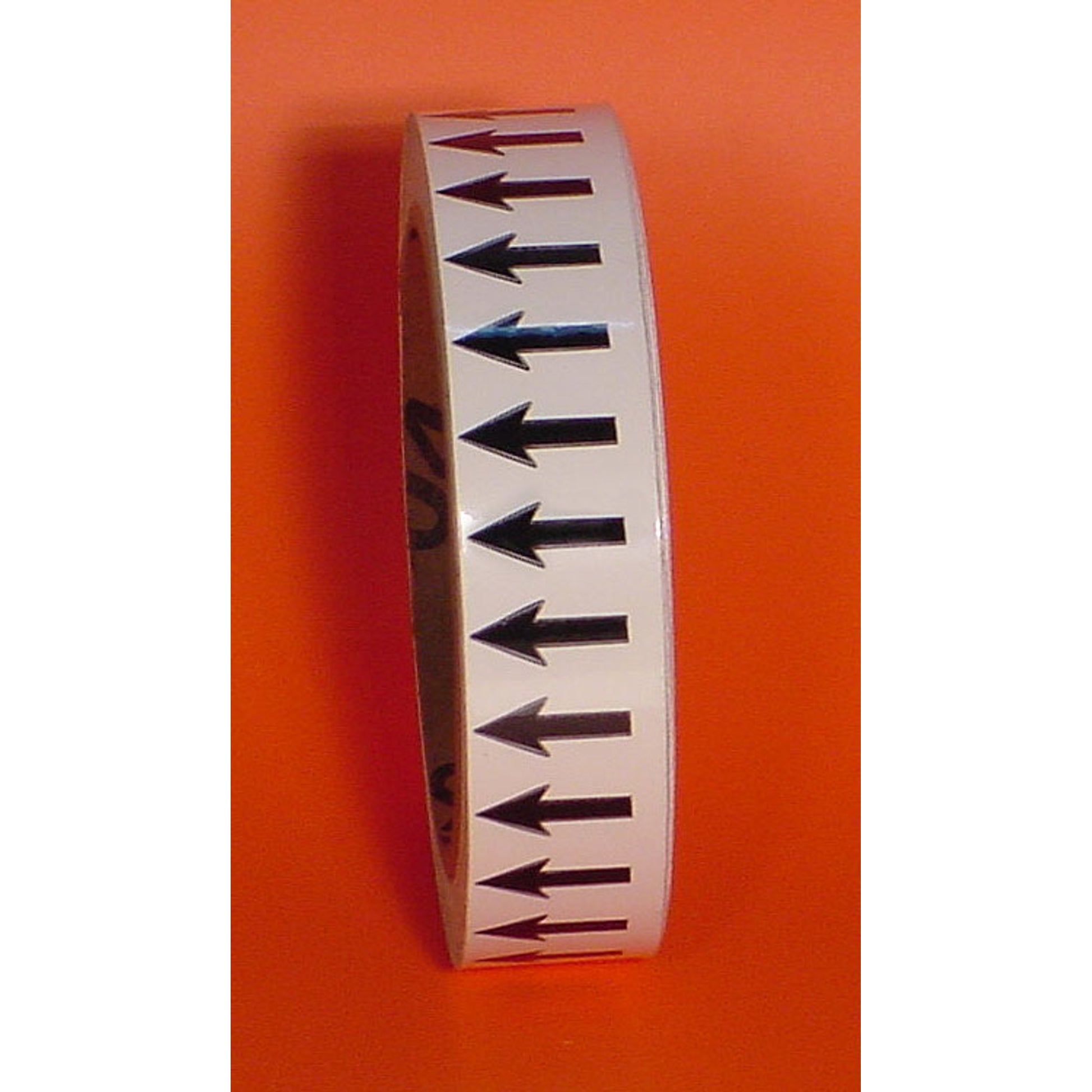 DIRECTIONAL ARROWS - DIRECTIONAL FLOW ARROW TAPE - DIRECTIONAL ARROWS - DIRECTIONAL FLOW ARROW TAPE, 1”x18Y, Adhesive Vinyl