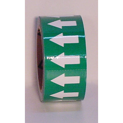 DIRECTIONAL ARROWS - DIRECTIONAL FLOW ARROW TAPE - DIRECTIONAL ARROWS - DIRECTIONAL FLOW ARROW TAPE, 2”x18Y, Adhesive Vinyl