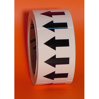 DIRECTIONAL ARROWS - DIRECTIONAL FLOW ARROW TAPE - DIRECTIONAL ARROWS - DIRECTIONAL FLOW ARROW TAPE, 2”x18Y, Adhesive Vinyl