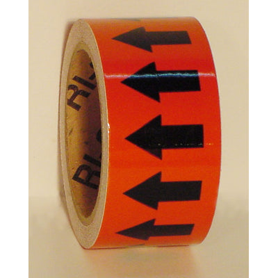 DIRECTIONAL ARROWS - DIRECTIONAL FLOW ARROW TAPE - DIRECTIONAL ARROWS - DIRECTIONAL FLOW ARROW TAPE, 2”x18Y, Adhesive Vinyl