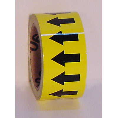 DIRECTIONAL ARROWS - DIRECTIONAL FLOW ARROW TAPE - DIRECTIONAL ARROWS - DIRECTIONAL FLOW ARROW TAPE, 2”x18Y, Adhesive Vinyl