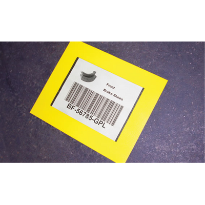 DuraView 4 Sided - 15" x 12.5" Yellow - DV-187.5-Y-KIT