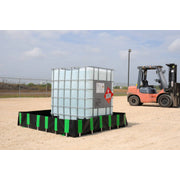 UltraTech International Containment Berm Economy Model:  10' x 10' x 1'  RPE 30 MIL Black - 8241