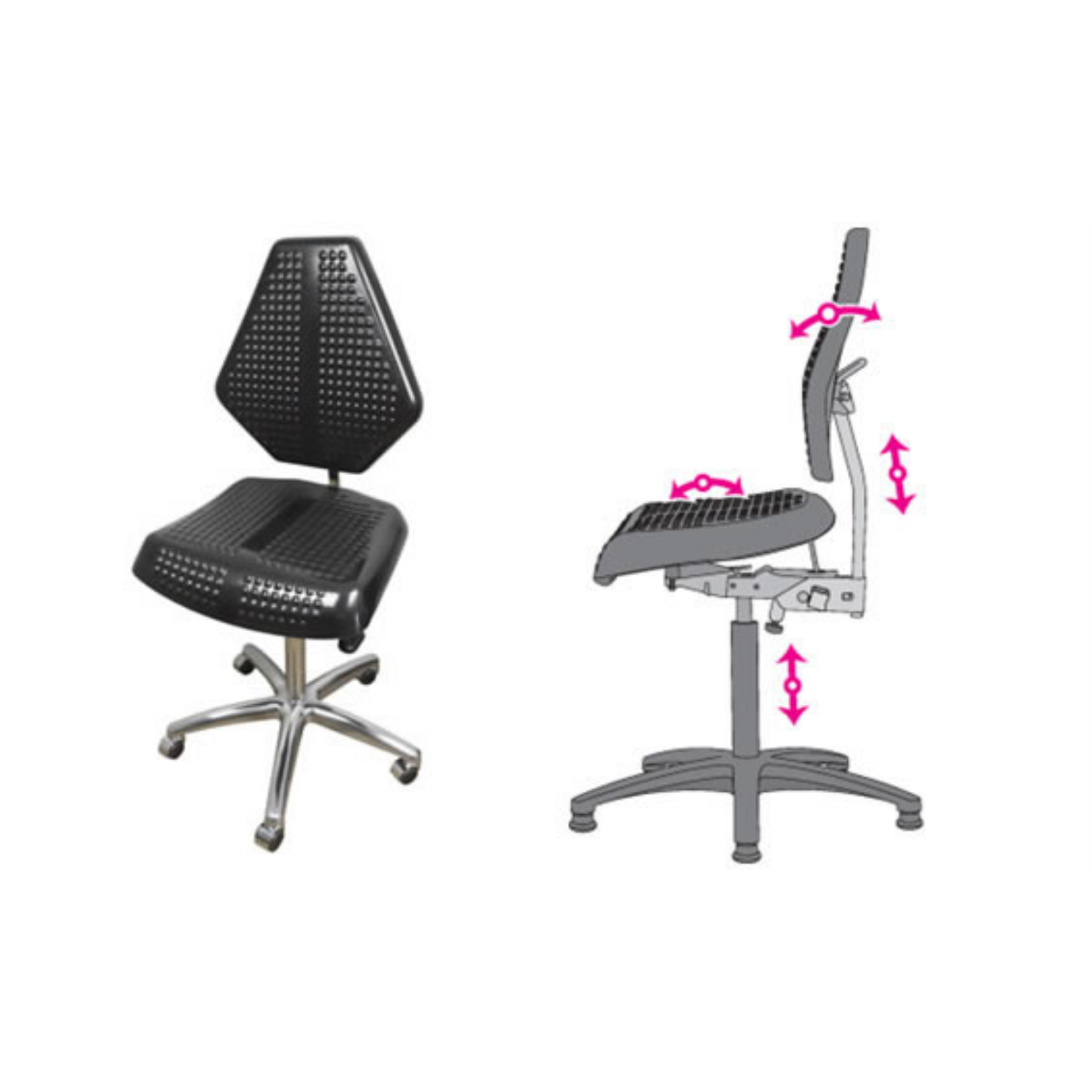 ERGOPERFECT POWER CHAIR - ESD - EP-POWER-ESD