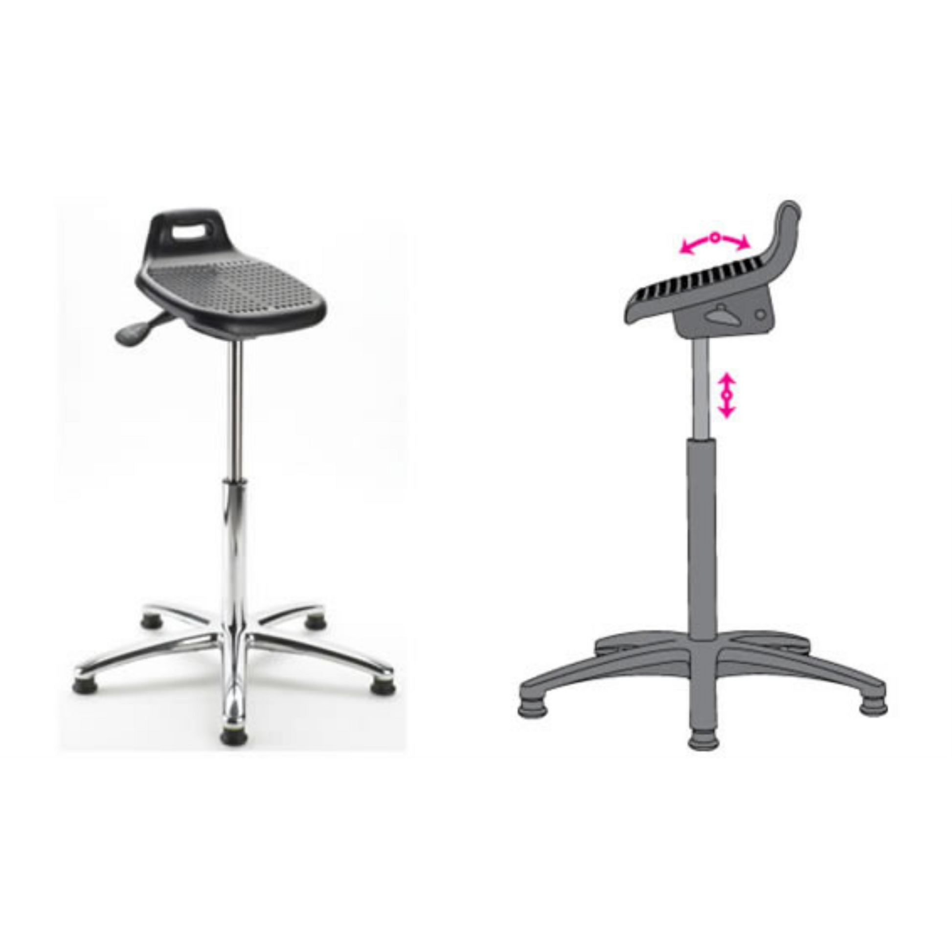 ERGOPERFECT Relief Sit/Stand CHAIR - EP-600-S