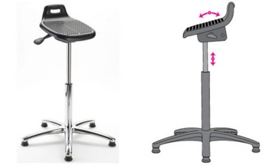ERGOPERFECT Relief Sit/Stand CHAIR - EP-600-S