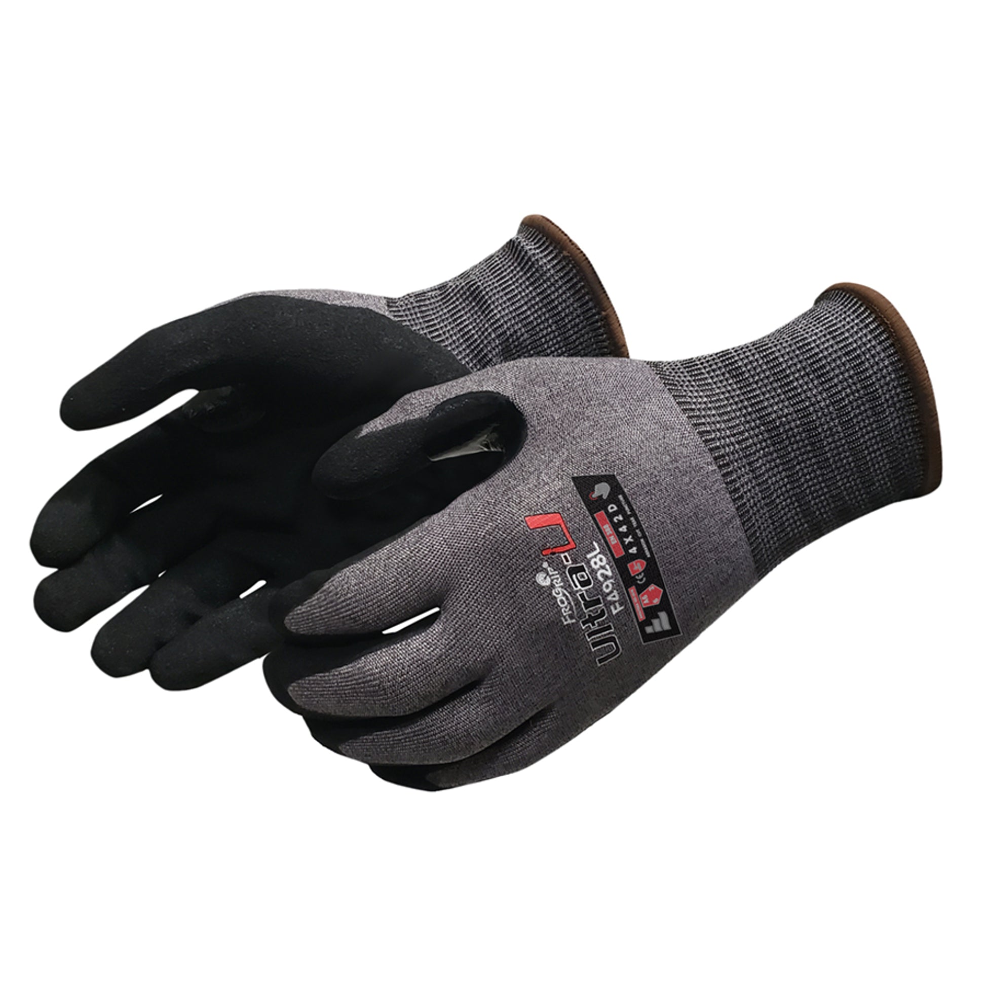 Liberty Glove Ultra-U F4928 Cut-Resistant Gloves A6 Sandy Nitrile Coated - 1/Dz