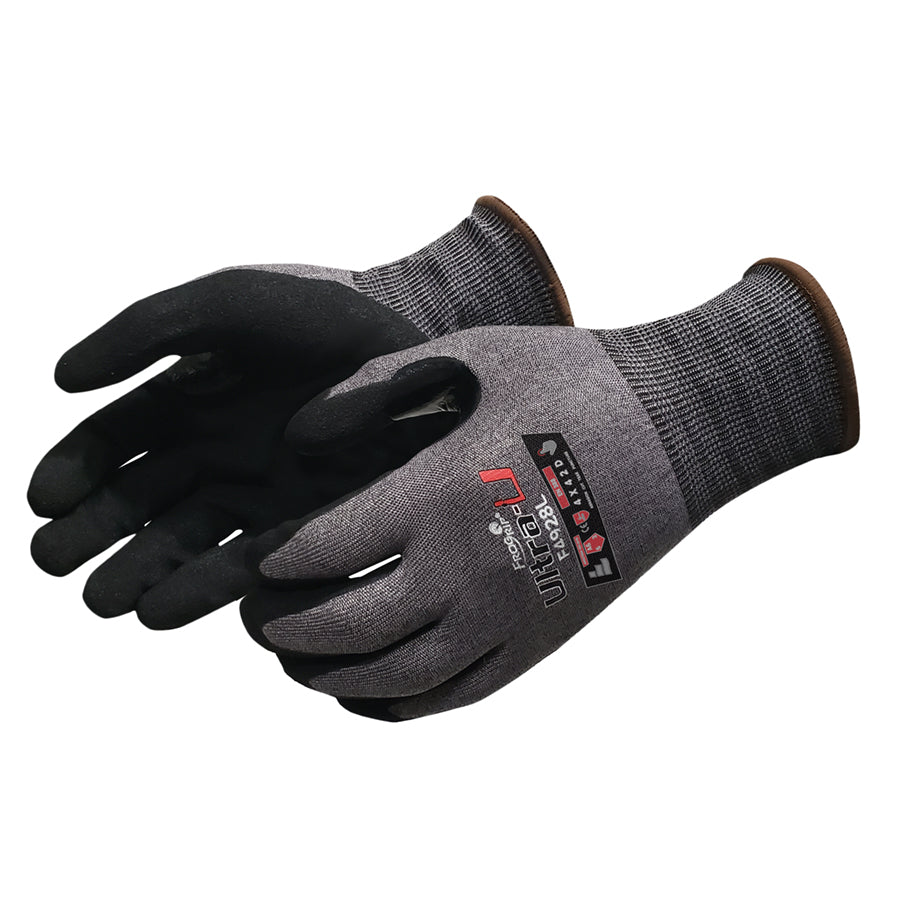 Liberty Glove Ultra-U F4928 Cut-Resistant Gloves A6 Sandy Nitrile Coated - 1/Dz