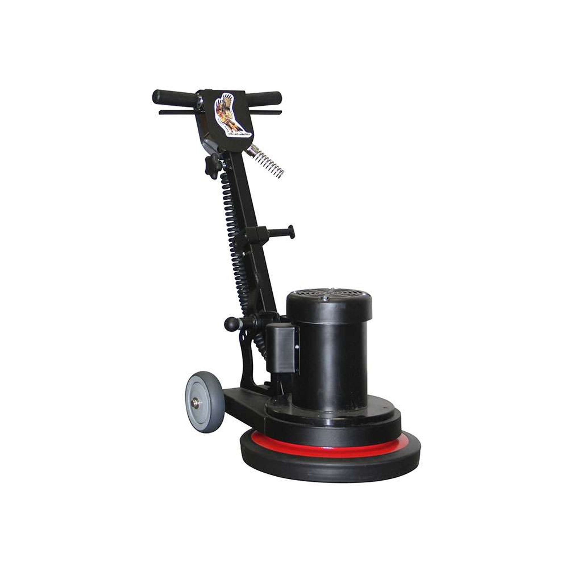 Hawk Enterprises Hawk Mighty Floor Machine - Telescopic 36-48 Inch Handle - 13 Inch - F60-13TH-01