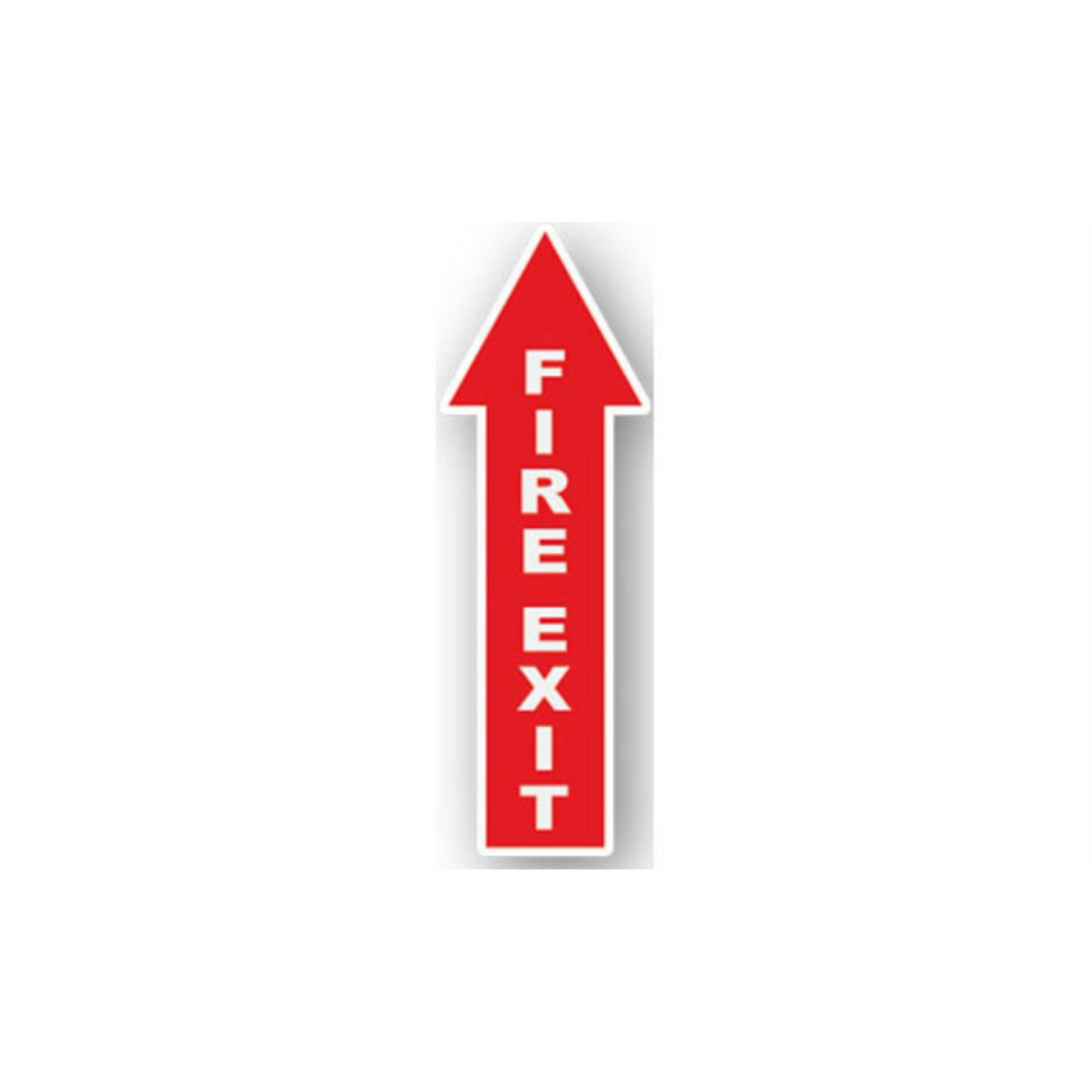 24" x 8" ARROW SIGNS - Arrow Sign - Fire Exit - LS-SIGN 192 #0451UP -UEN