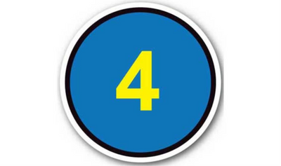 20" CIRCLE SIGNS - Circle Sign - 4 - DSV-SIGN 400 #1731 -UEN