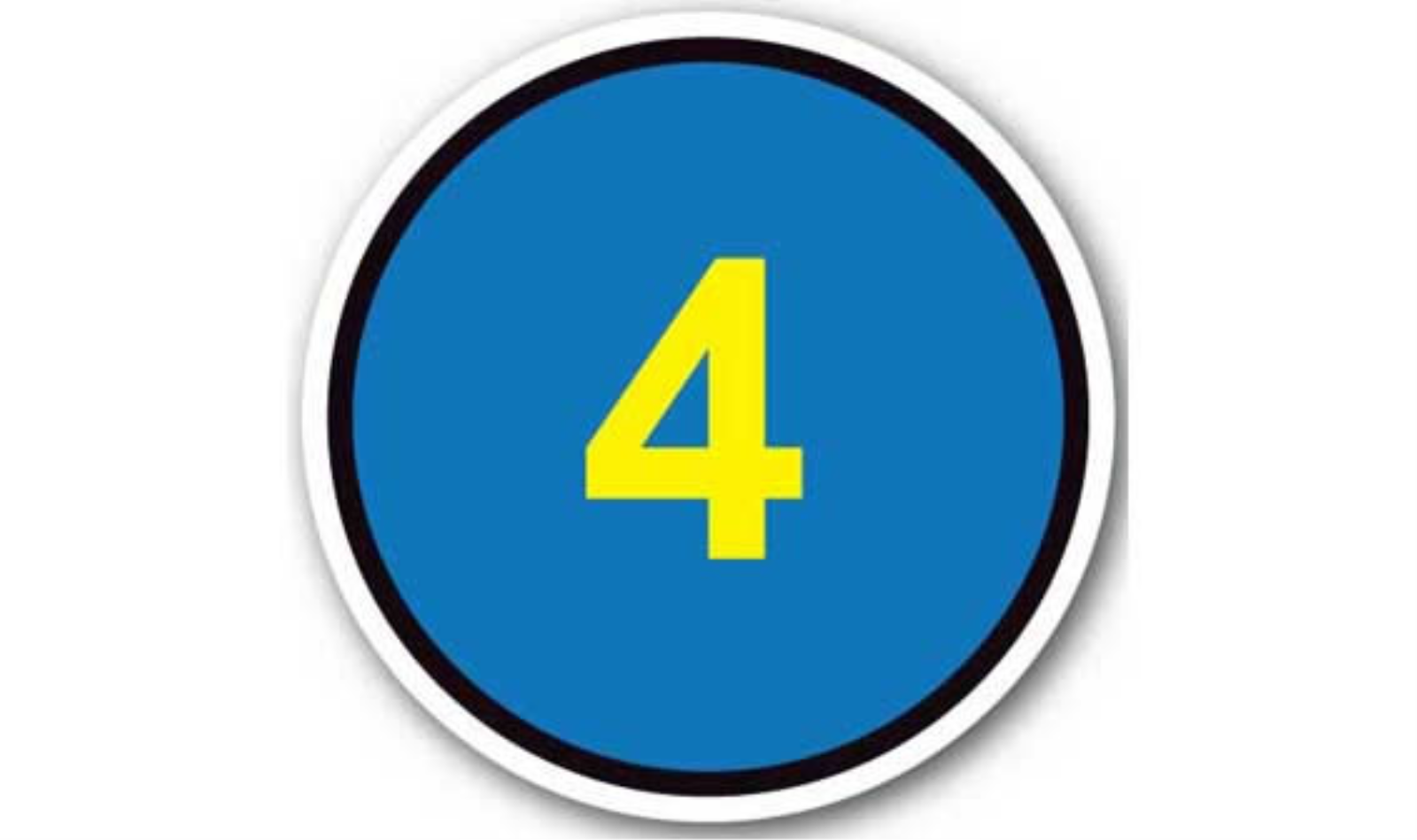 24" CIRCLE SIGNS -  Circle Sign - 4 - LS-SIGN 576 #1732 -UEN