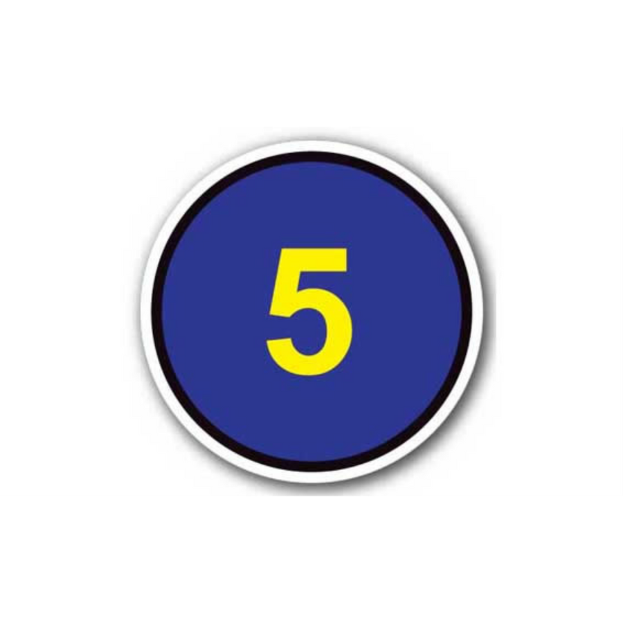 17" CIRCLE SIGNS -  Circle Sign - 5 - DSV-SIGN 289 #6076 -UEN