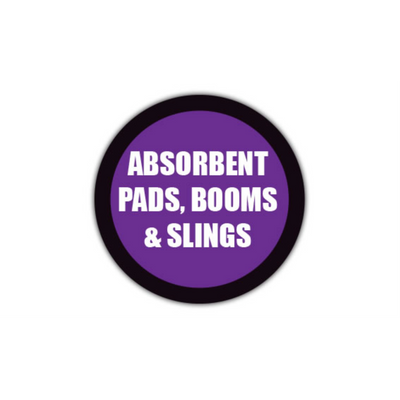 12" CIRCLE SIGNS -  Circle Sign - Absorbent Pads, Booms & Slings - LS-SIGN 144 #1501 -UEN