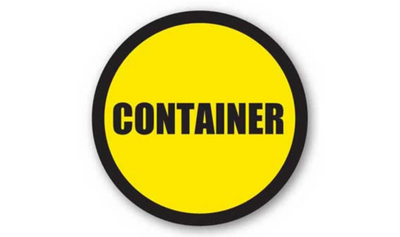 32" CIRCLE SIGNS - Circle Sign - Container - DSV-SIGN 1024 #1848 -UEN