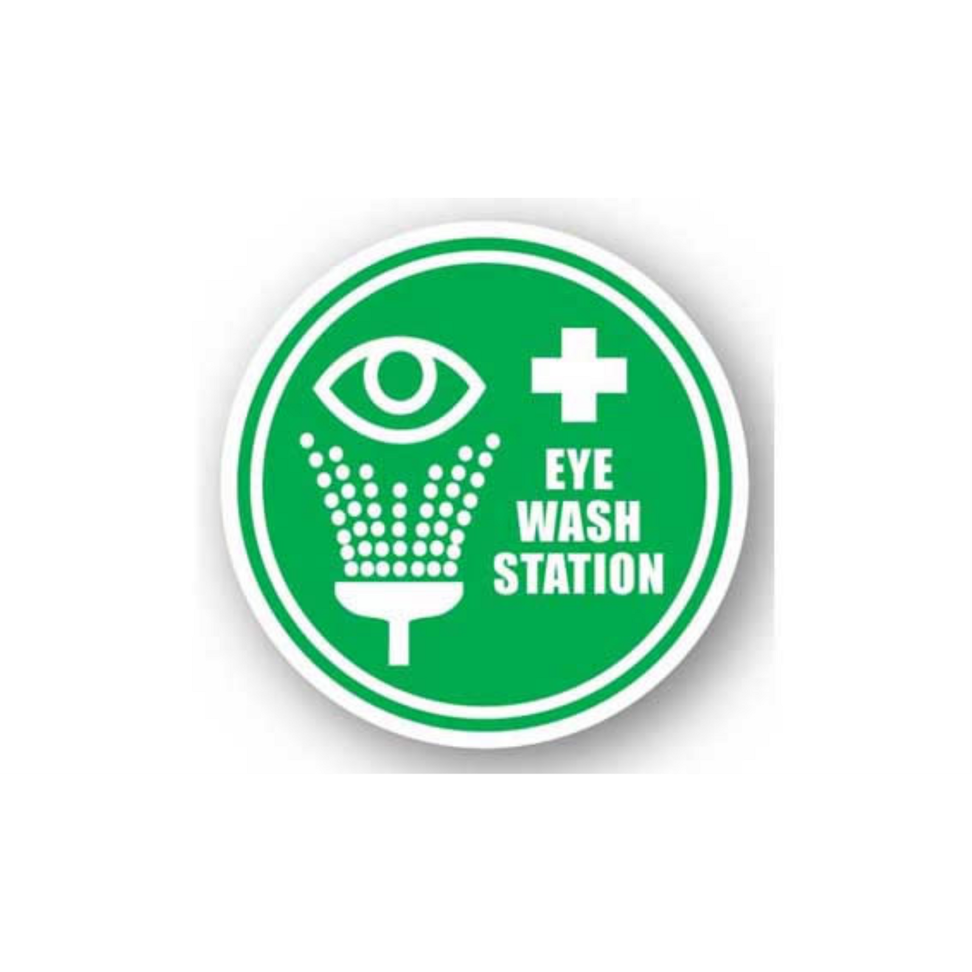 20" CIRCLE SIGNS -  Circle Sign - Eye Wash Station - LS-SIGN 400 #0249 -UEN