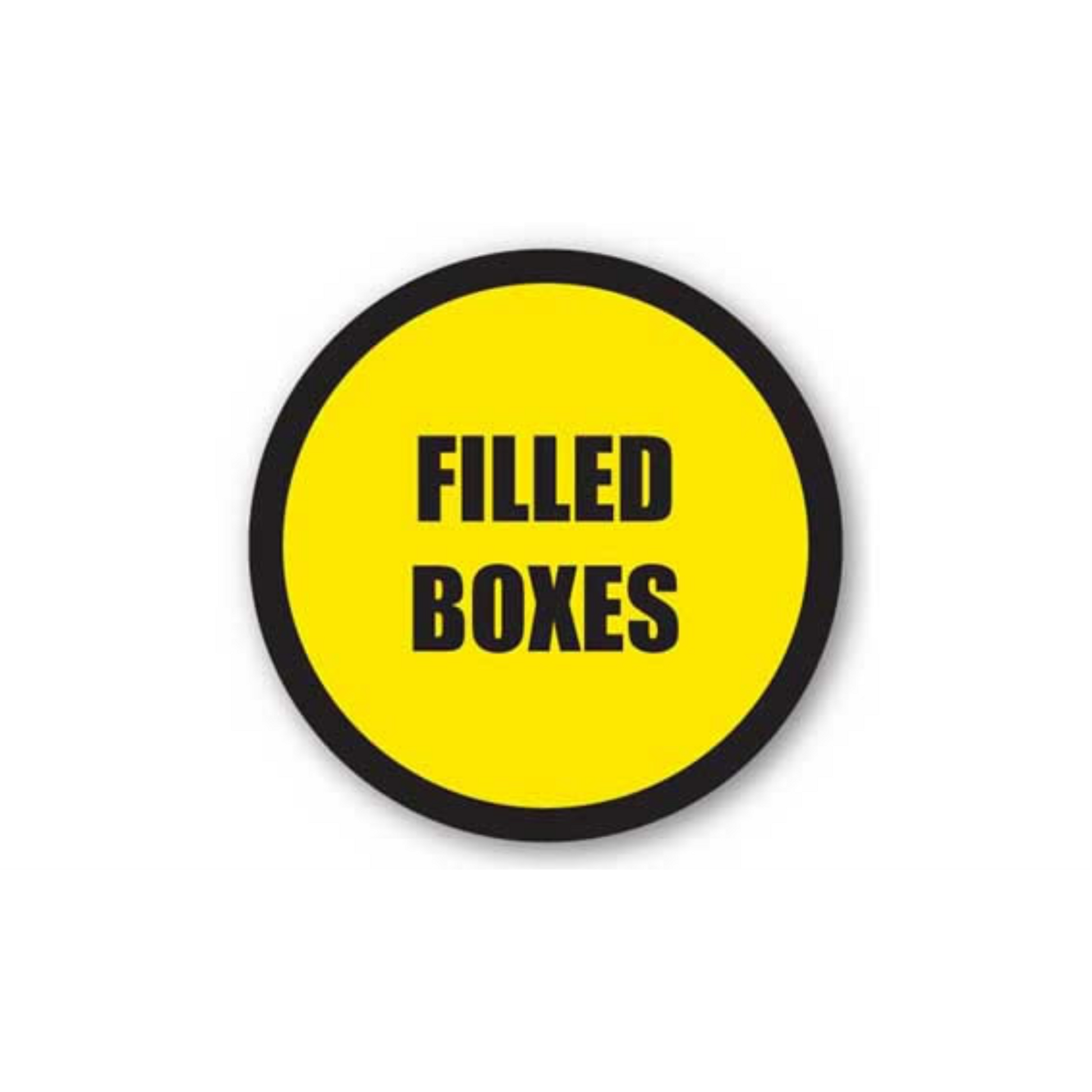 24" CIRCLE SIGNS -  Circle Sign - Filled Boxes - DSV-SIGN 576 #1852 -UEN