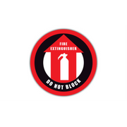 20" CIRCLE SIGNS -  Circle Sign - Fire Extinguisher Do Not Block - DSV-SIGN 400 #0231 -UEN