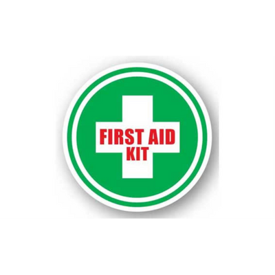 17" CIRCLE SIGNS -  Circle Sign - First Aid Kit - DSV-SIGN 289 #6023 -UEN