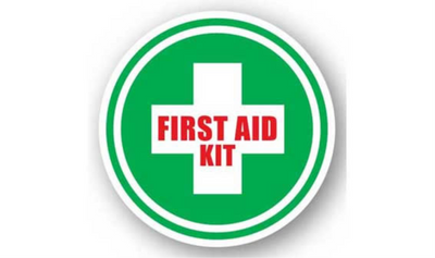20" CIRCLE SIGNS - Circle Sign - First Aid Kit - DSV-SIGN 400 #0255 -UEN