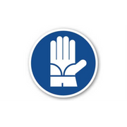 32" CIRCLE SIGNS -  Circle Sign - Safety Gloves Required - DSV-SIGN 1024 #1764 -UEN