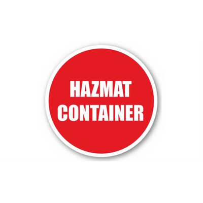 24" CIRCLE SIGNS - Circle Sign - Hazmat Container - DSV-SIGN 576 #1858 -UEN